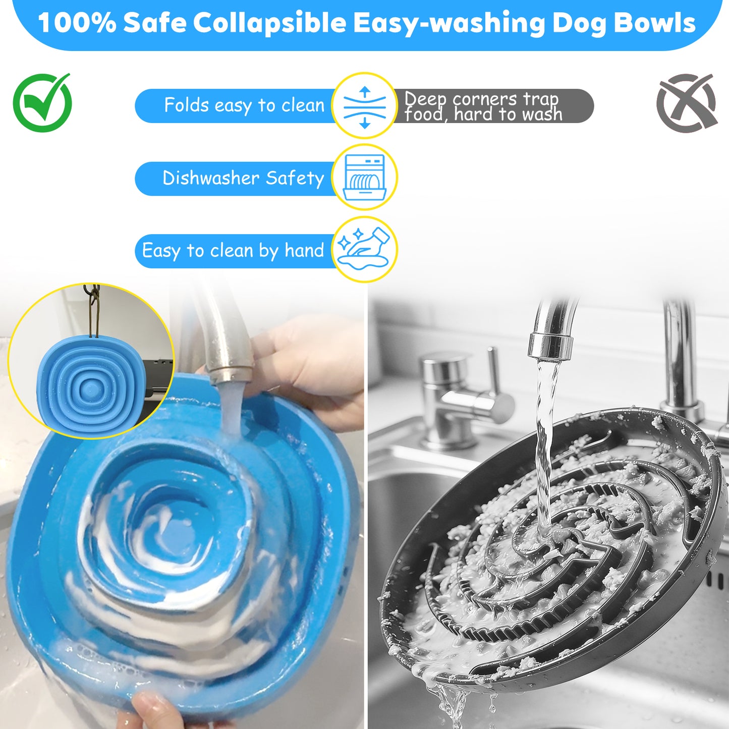 Yipetor Slow Feeder Dog Mat