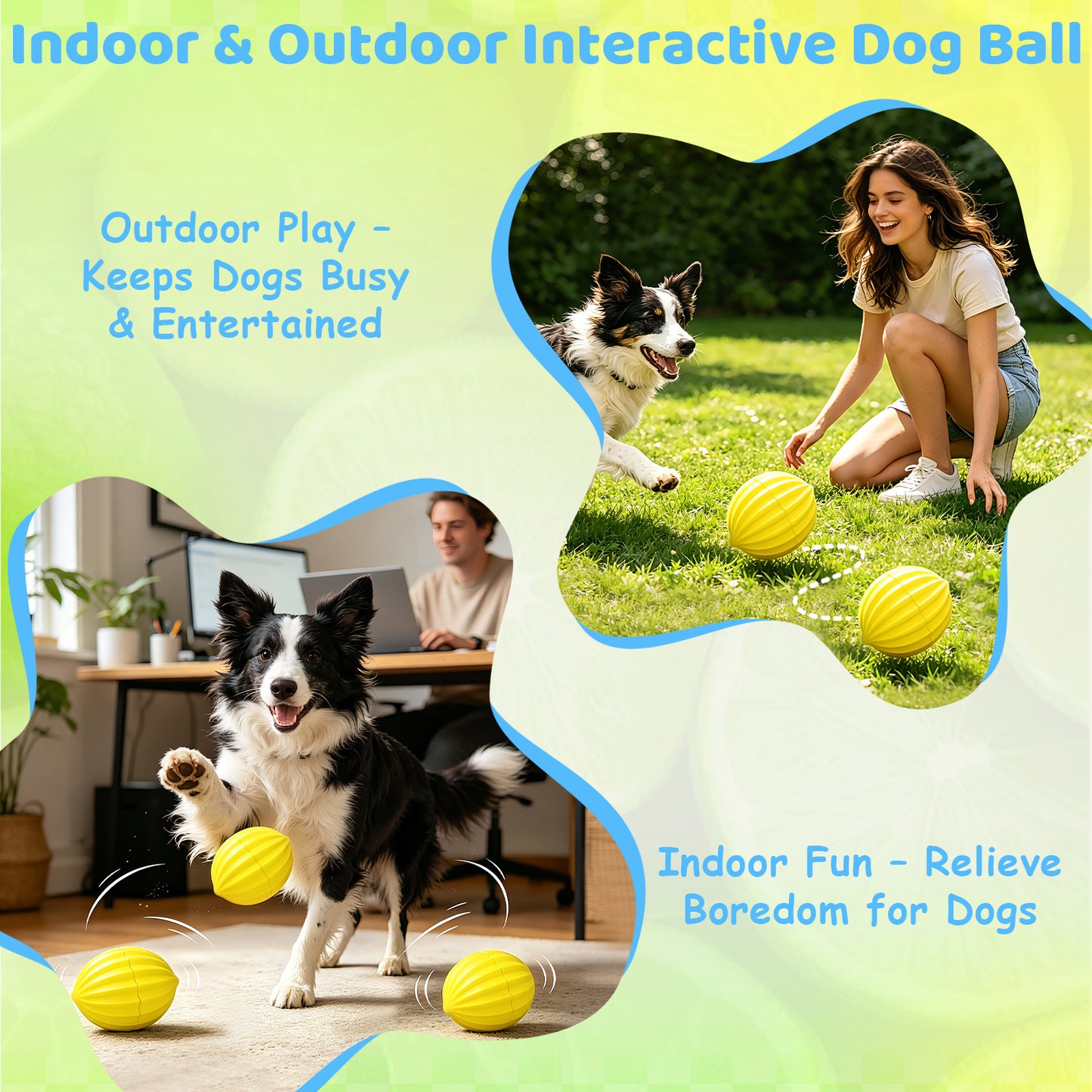 Yipetor Smart Interactive Dog Toy Ball