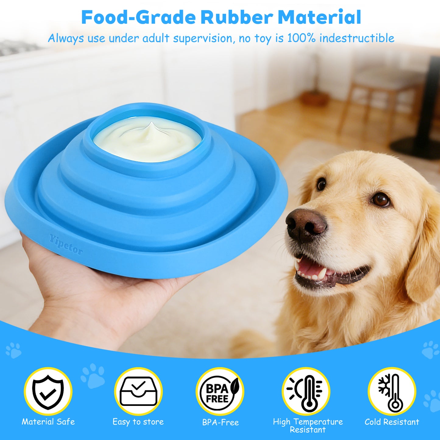 Yipetor Slow Feeder Dog Mat