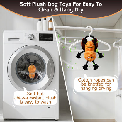 Yipetor Dog Squeaky Toy-[Mr Cockroach]
