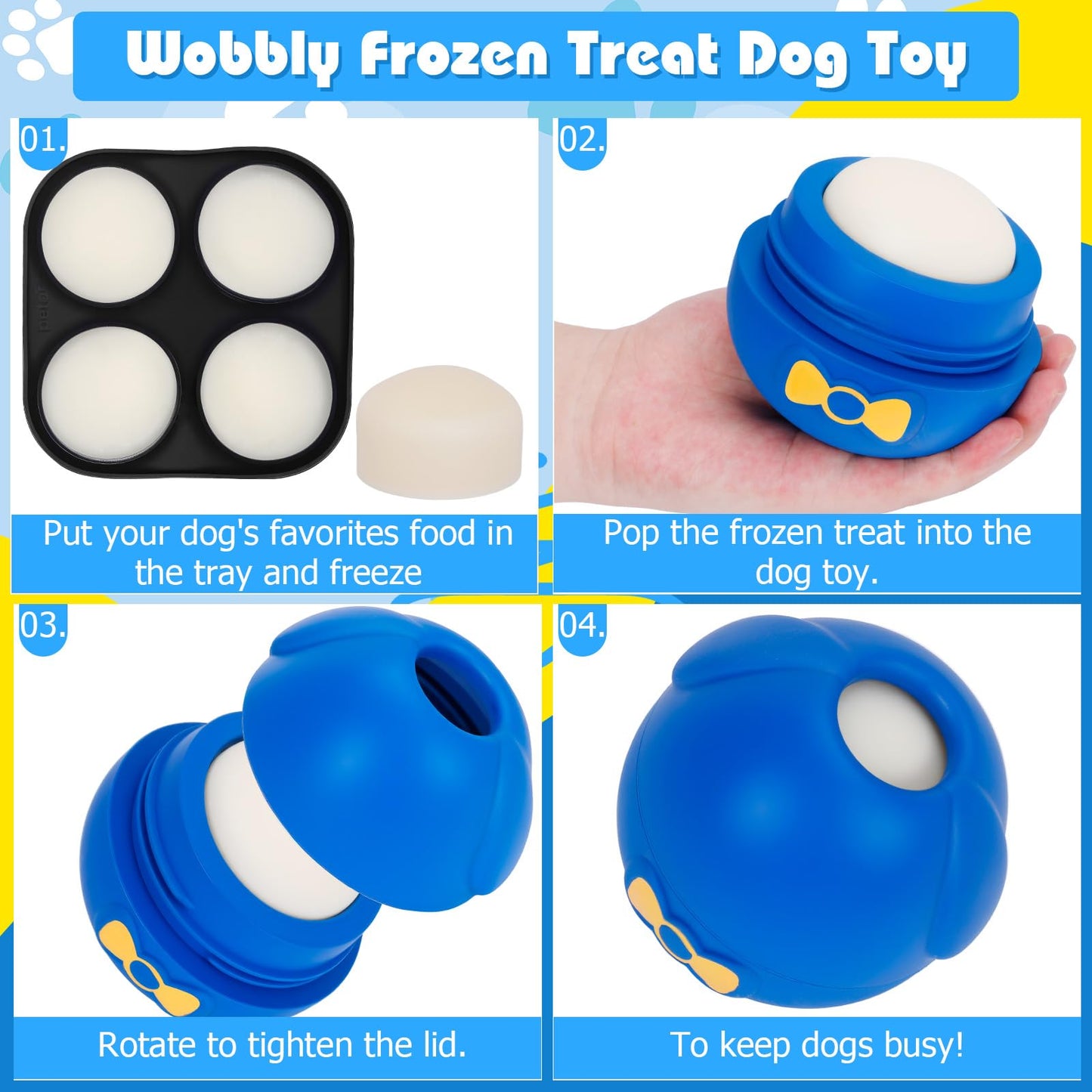 Interactive Treat Dispensing Dog Toy