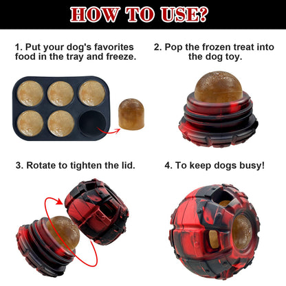 Frozen Treat Dispensing Dog Toy