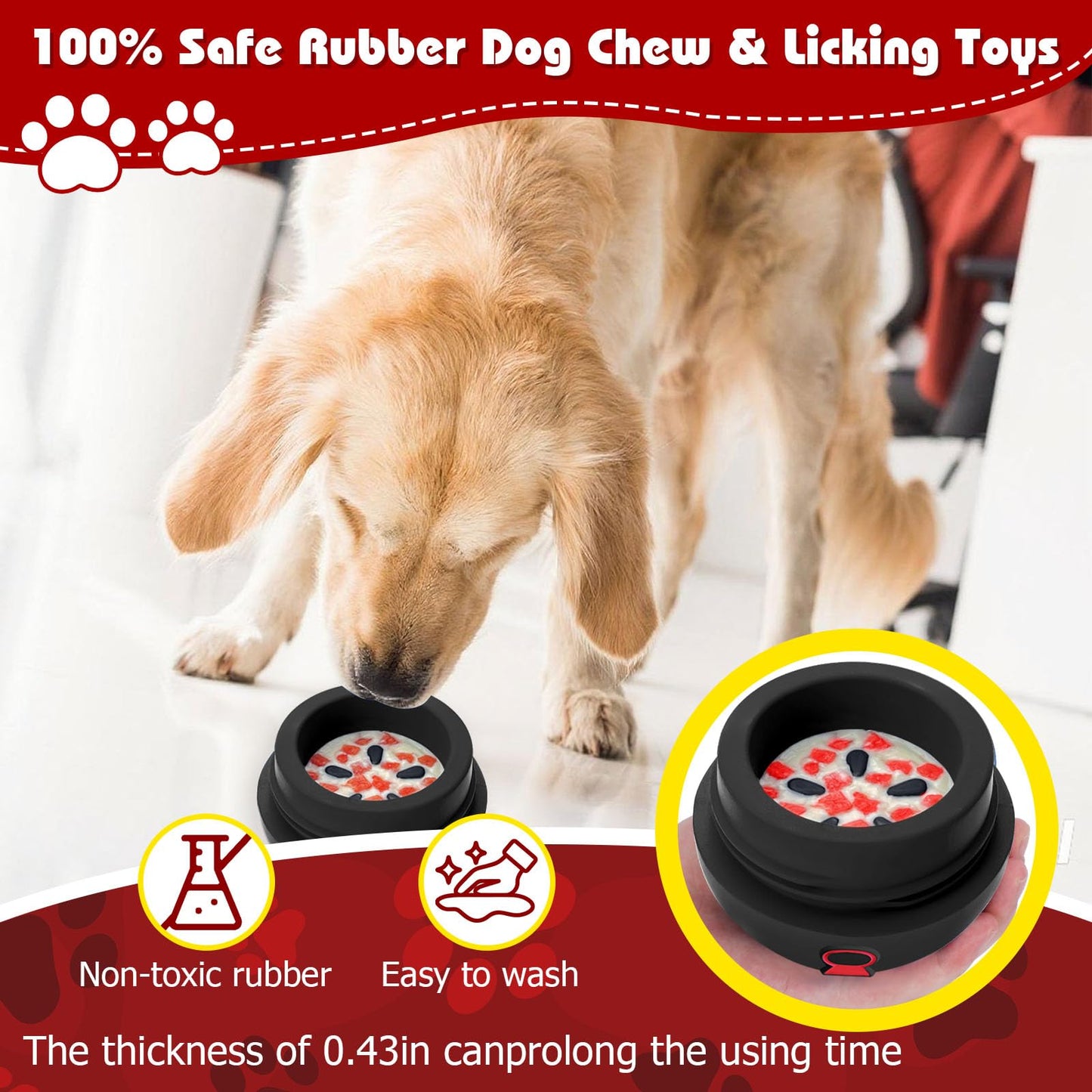 Interactive Treat Dispensing Dog Toy