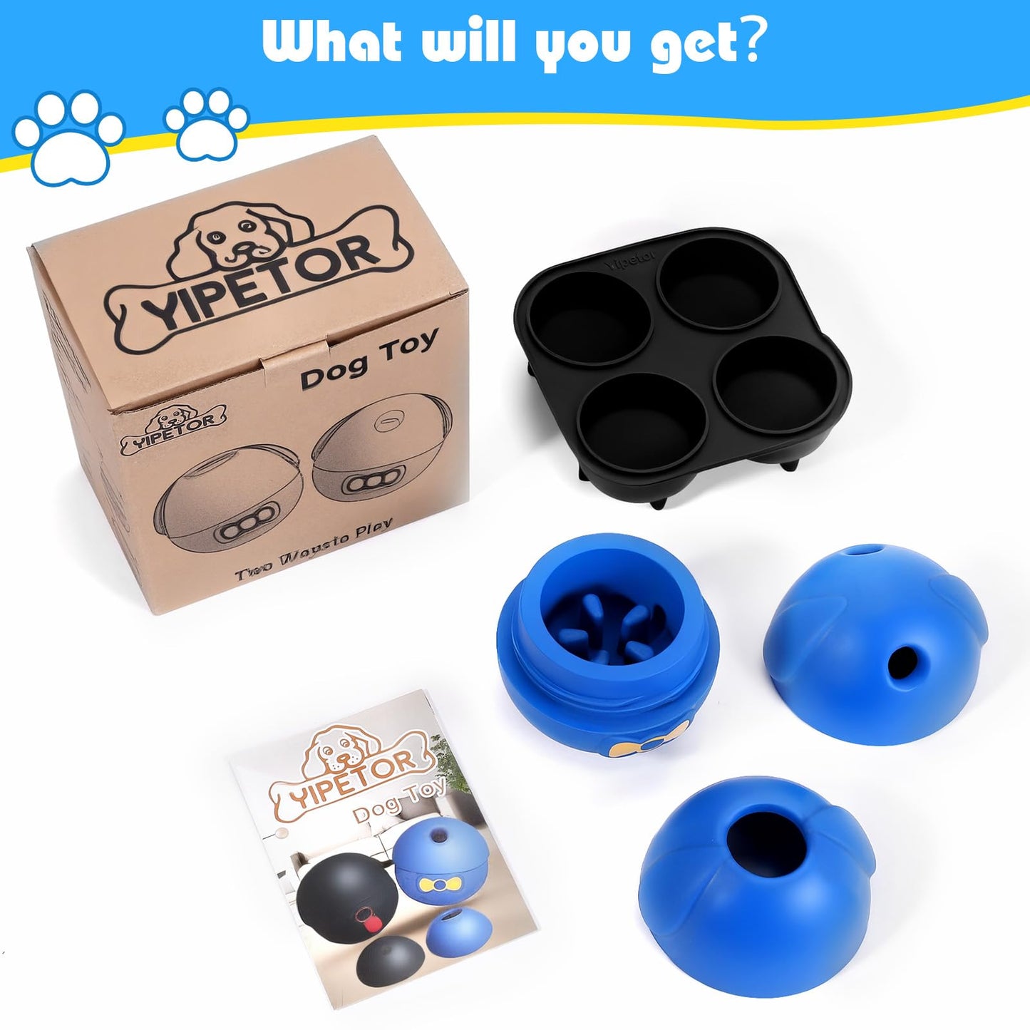 Interactive Treat Dispensing Dog Toy