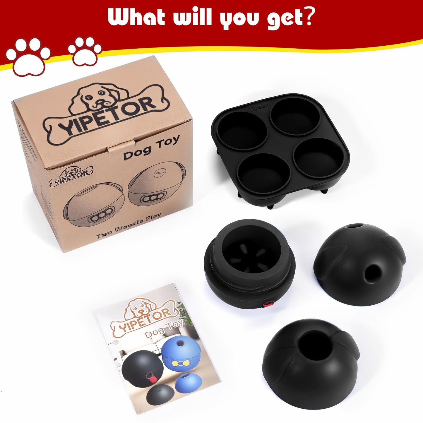 Interactive Treat Dispensing Dog Toy