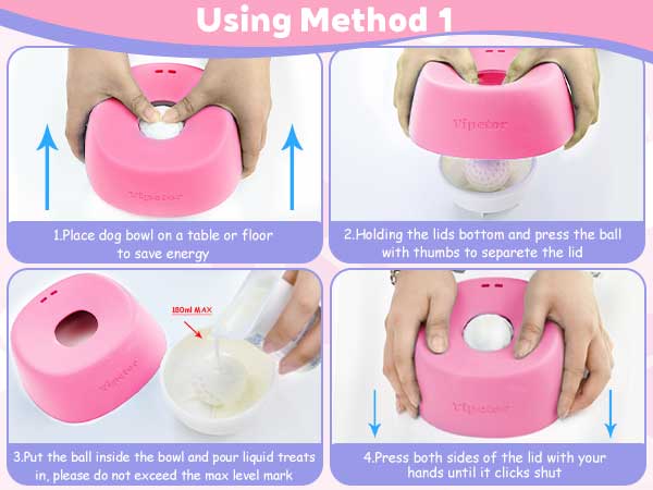 Yipetor Slow Feeder Dog Bowls