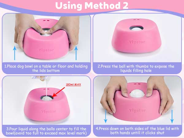 Yipetor Slow Feeder Dog Bowls